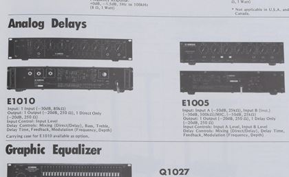 Yamaha-Vol 7- CS70M, CP80, E1010 etc